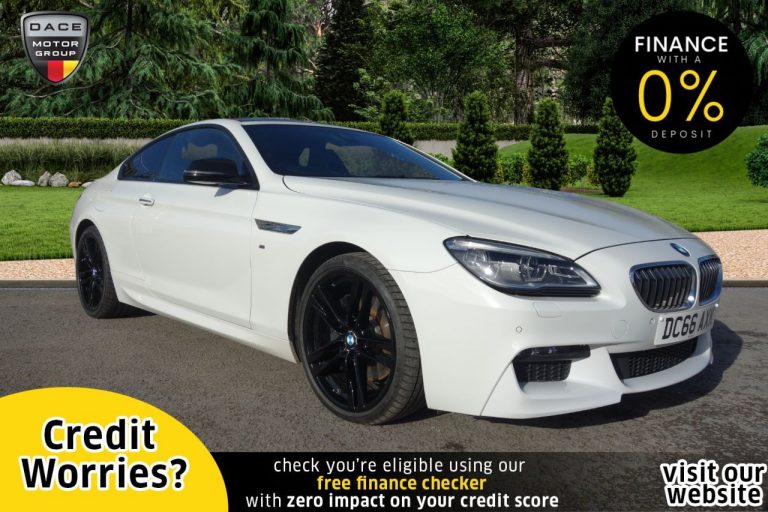 Used 2016 WHITE BMW 6 SERIES Coupe 3.0 640D M SPORT 2d AUTO 309 BHP DIESEL (reg. 2016-12-08) (Automatic) for sale in Stockport