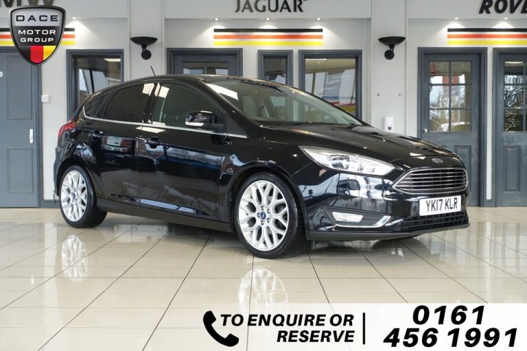Used 2017 BLACK FORD FOCUS Hatchback 1.5 TITANIUM X TDCI 5d AUTO 118 BHP DIESEL (reg. 2017-07-31) (Automatic) for sale in Stockport
