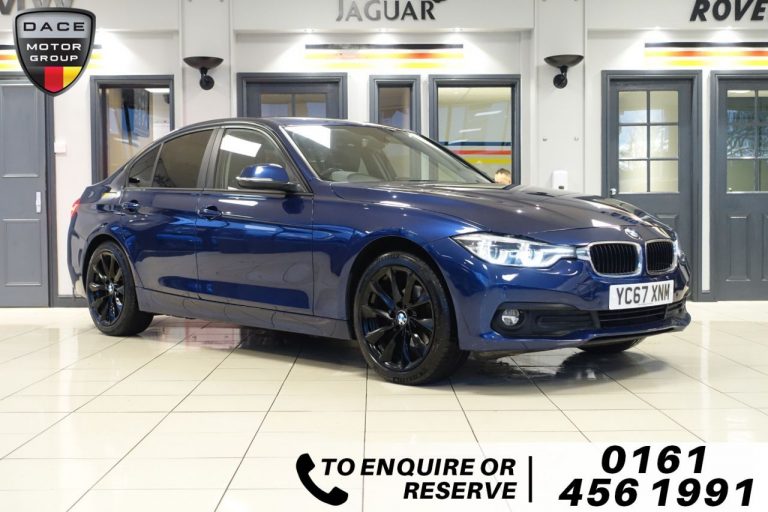 Used 2017 BLUE BMW 3 SERIES Saloon 2.0 318D SE 4d AUTO 148 BHP DIESEL (reg. 2017-11-23) (Automatic) for sale in Stockport