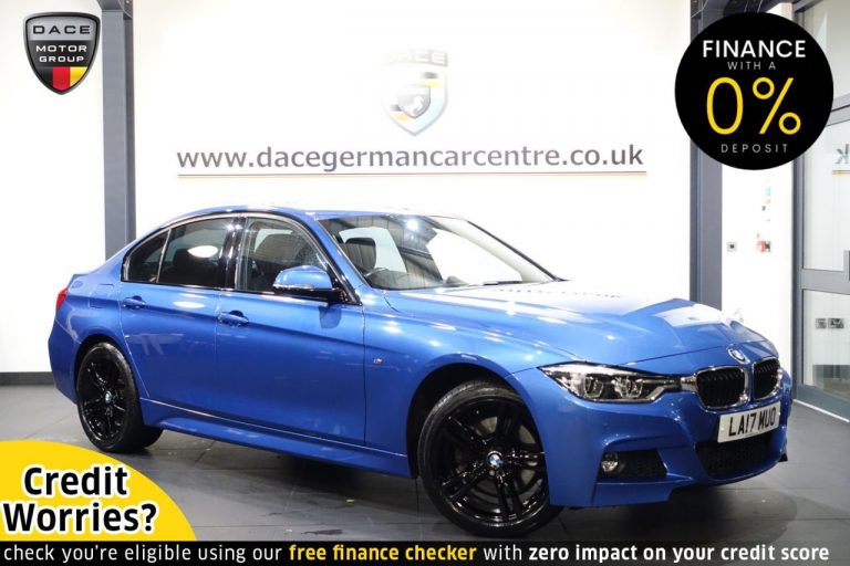 Used 2017 BLUE BMW 3 SERIES Saloon 3.0 330D XDRIVE M SPORT 4DR AUTO 255 BHP DIESEL (reg. 2017-06-29) (Automatic) for sale in Stockport