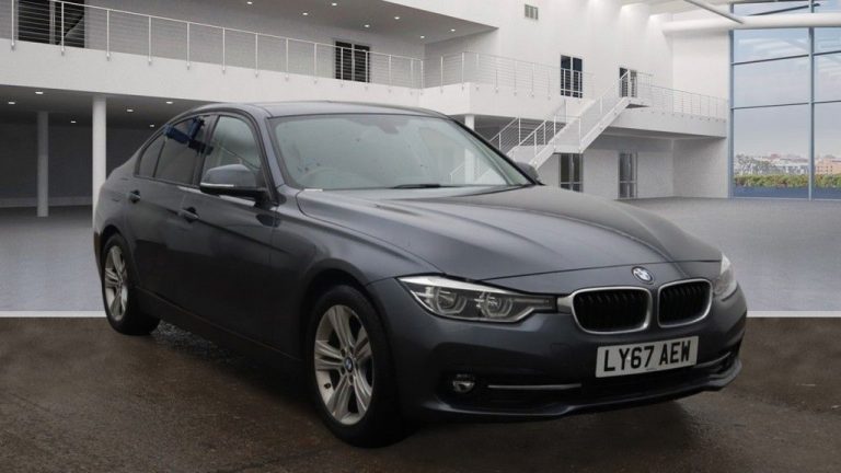 Used 2017 GREY BMW 3 SERIES Saloon 2.0 320D SPORT 4DR AUTO 188 BHP DIESEL (reg. 2017-12-14) (Automatic) for sale in Stockport