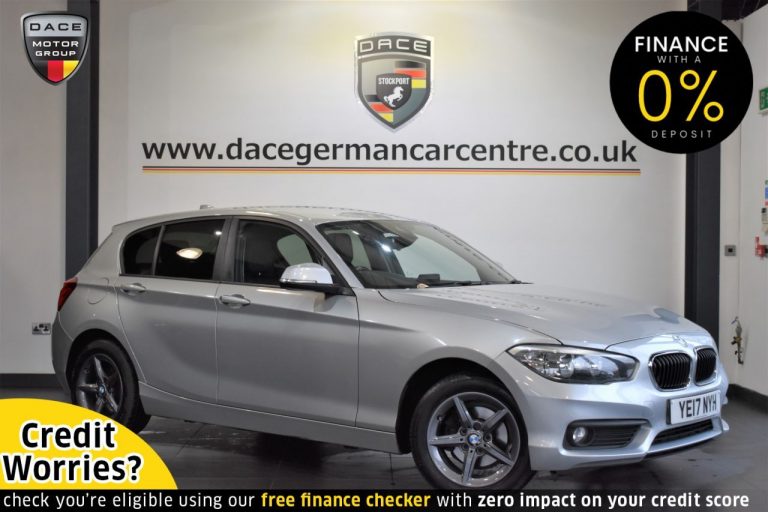 Used 2017 SILVER BMW 1 SERIES Hatchback 1.5 116D SE 5DR AUTO 114 BHP DIESEL (reg. 2017-04-11) (Automatic) for sale in Stockport