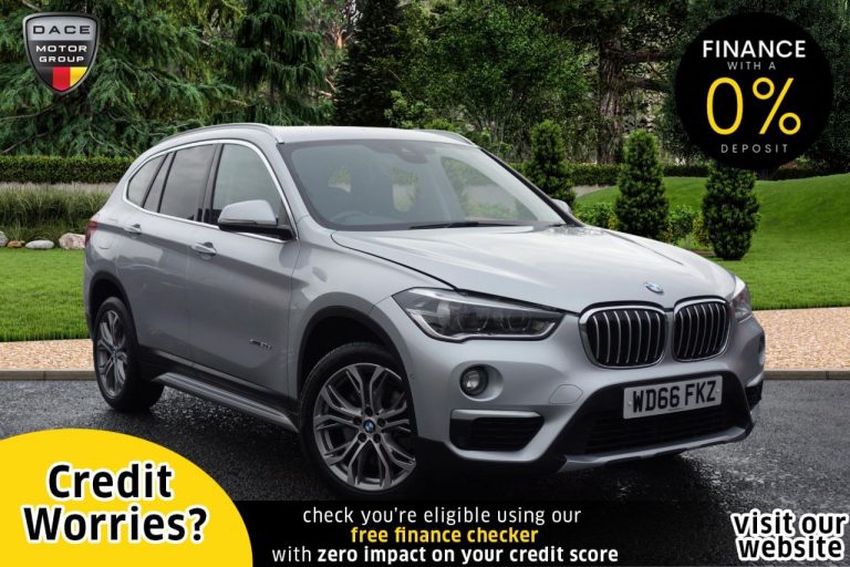 Used 2017 SILVER BMW X1 4x4 2.0 XDRIVE20D XLINE 5d AUTO 188 BHP DIESEL (reg. 2017-01-05) (Automatic) for sale in Stockport