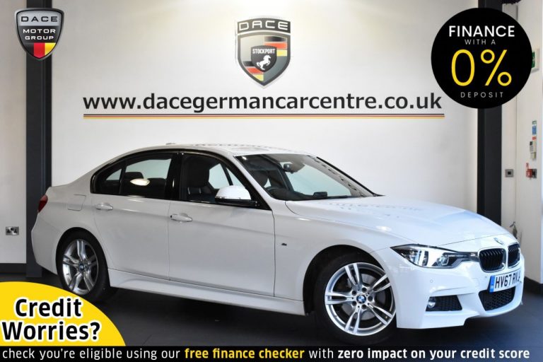 Used 2017 WHITE BMW 3 SERIES Saloon 3.0 330D M SPORT 4DR AUTO 255 BHP DIESEL (reg. 2017-09-29) (Automatic) for sale in Stockport