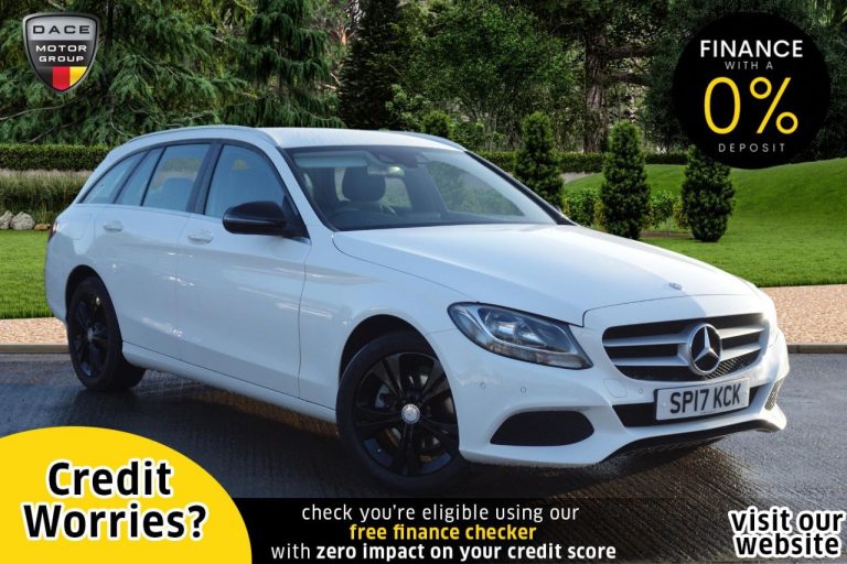 Used 2017 WHITE MERCEDES-BENZ C-CLASS Estate 2.1 C 220 D SE EXECUTIVE EDITION 5d AUTO 170 BHP DIESEL (reg. 2017-03-20) (Automatic) for sale in Stockport