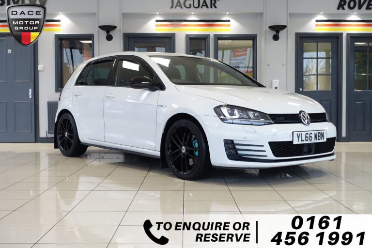 Used 2017 WHITE VOLKSWAGEN GOLF Hatchback 2.0 GTD DSG 5d 182 BHP DIESEL (reg. 2017-01-30) (Automatic) for sale in Stockport