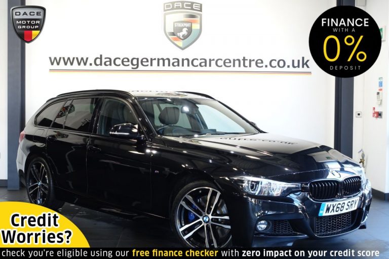 Used 2018 BLACK BMW 3 SERIES Estate 3.0 340I M SPORT SHADOW EDITION TOURING 5DR AUTO 322 BHP PETROL (reg. 2018-10-29) (Automatic) for sale in Stockport