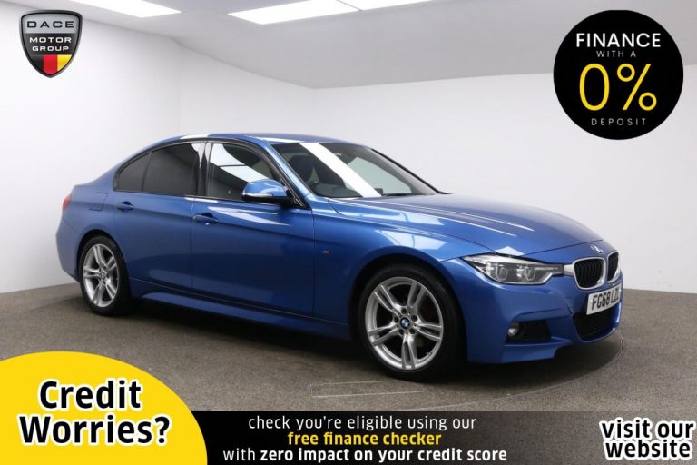 Used 2018 BLUE BMW 3 SERIES Saloon 2.0 320I M SPORT 4d AUTO 181 BHP PETROL (reg. 2018-09-28) (Automatic) for sale in Stockport