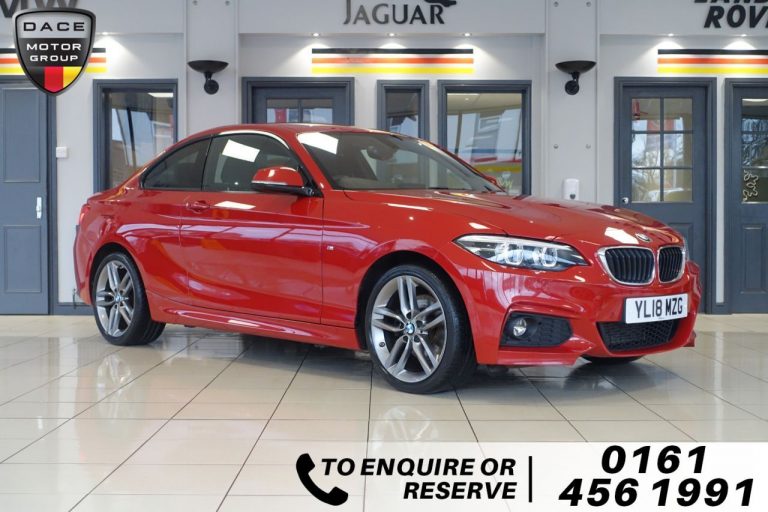 Used 2018 RED BMW 2 SERIES Coupe 220D XDRIVE M SPORT AUTO DIESEL (reg. 2018-08-30) (Automatic) for sale in Stockport