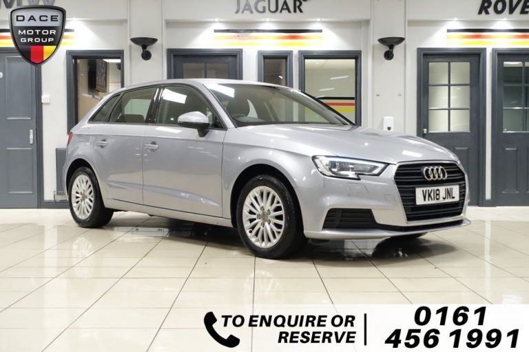 Used 2018 SILVER AUDI A3 Hatchback 1.6 TDI SE TECHNIK 5d AUTO 114 BHP DIESEL (reg. 2018-04-17) (Automatic) for sale in Stockport