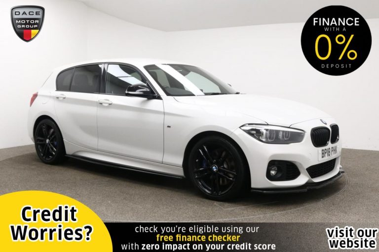 Used 2018 WHITE BMW 1 SERIES Hatchback 1.5 118I M SPORT SHADOW EDITION 5d AUTO 134 BHP PETROL (reg. 2018-06-18) (Automatic) for sale in Stockport