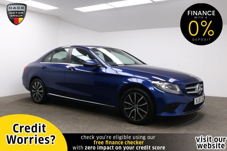 Used 2019 BLUE MERCEDES-BENZ C-CLASS Saloon 2.0 C 220 D SE 4d AUTO 192 BHP DIESEL (reg. 2019-05-17) (Automatic) for sale in Stockport