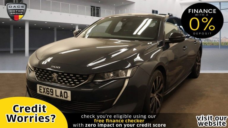 Used 2019 GREY PEUGEOT 508 Hatchback 1.5 BLUEHDI S/S GT LINE 5d AUTO 129 BHP DIESEL (reg. 2019-09-20) (Automatic) for sale in Stockport