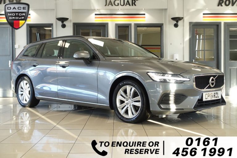 Used 2019 GREY VOLVO V60 Estate 2.0 D4 MOMENTUM 5d AUTO 188 BHP DIESEL (reg. 2019-04-25) (Automatic) for sale in Stockport