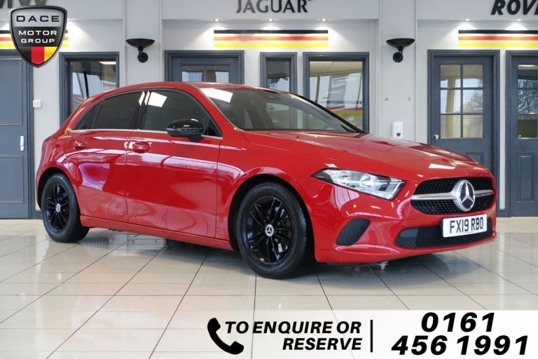 Used 2019 RED MERCEDES-BENZ A-CLASS Hatchback 1.3 A 180 SE 5d AUTO 135 BHP PETROL (reg. 2019-06-13) (Automatic) for sale in Stockport