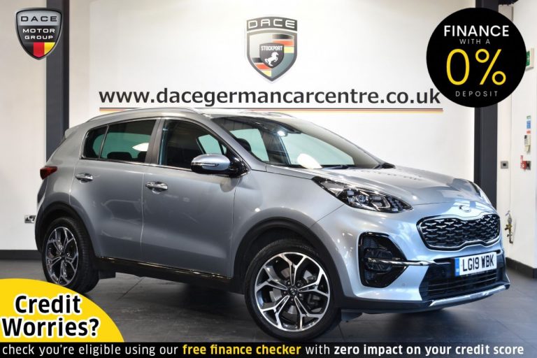Used 2019 SILVER KIA SPORTAGE Estate 1.6 CRDI GT-LINE ISG 5DR 135 BHP DIESEL (reg. 2019-04-11) (Automatic) for sale in Stockport