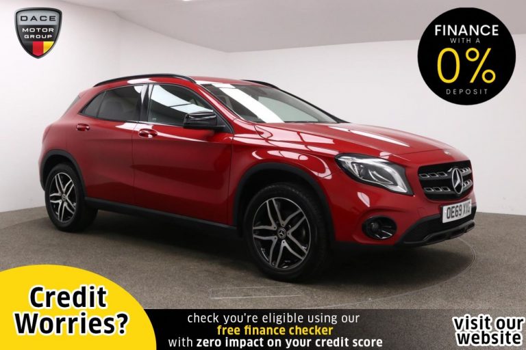 Used 2020 RED MERCEDES-BENZ GLA-CLASS Estate 1.6 GLA 180 URBAN EDITION 5d AUTO 121 BHP PETROL (reg. 2020-01-31) (Automatic) for sale in Stockport
