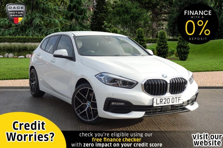 Used 2020 WHITE BMW 1 SERIES Hatchback 1.5 116D SE 5d AUTO 115 BHP DIESEL (reg. 2020-03-13) (Automatic) for sale in Stockport