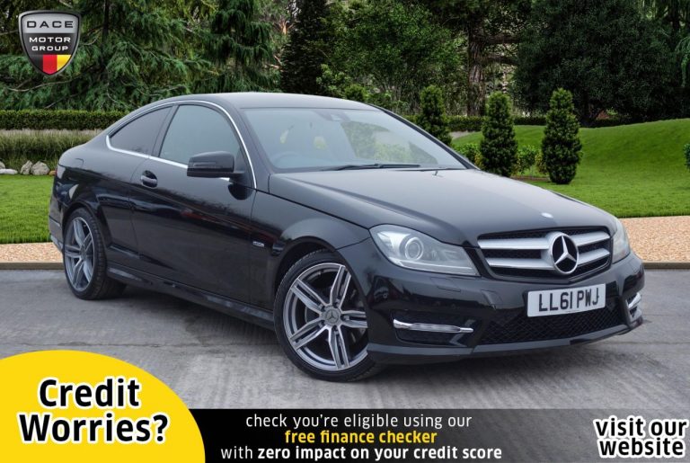 Used 2011 BLACK MERCEDES-BENZ C-CLASS Coupe 2.1 C220 CDI BLUEEFFICIENCY AMG SPORT 2d 170 BHP DIESEL (reg. 2011-12-21) (Automatic) for sale in Stockport