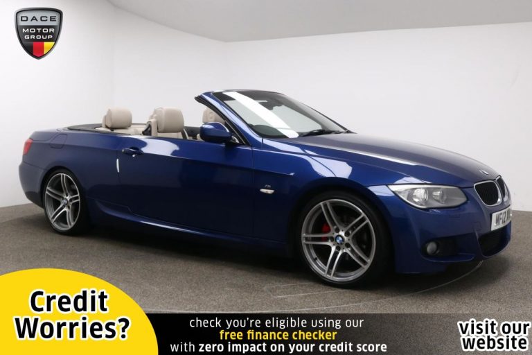 Used 2012 BLUE BMW 3 SERIES Convertible 2.0 320I M SPORT 2d 168 BHP PETROL (reg. 2012-03-30) (Automatic) for sale in Stockport