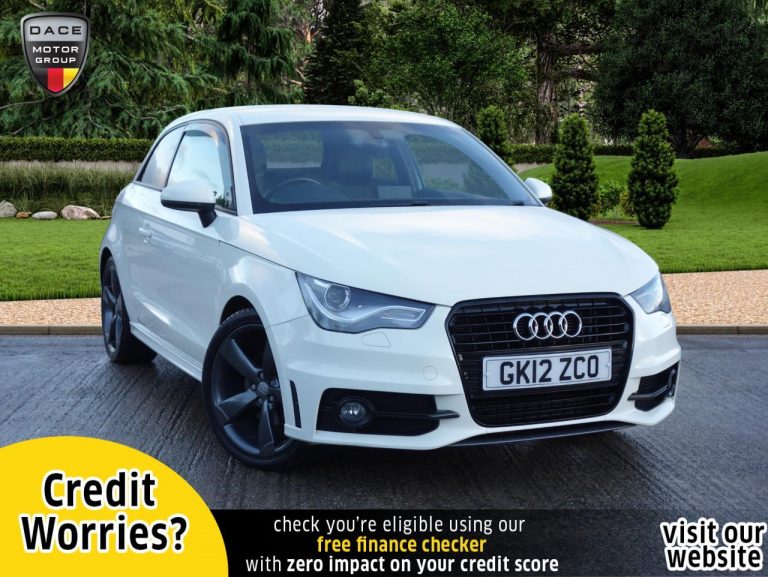 Used 2012 WHITE AUDI A1 Hatchback 1.4 TFSI BLACK EDITION 3d AUTO 185 BHP PETROL (reg. 2012-03-31) (Automatic) for sale in Stockport