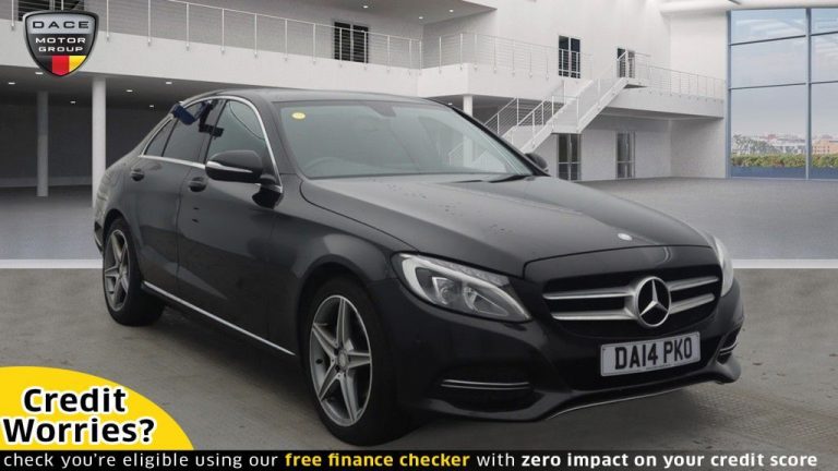 Used 2014 BLACK MERCEDES-BENZ C-CLASS Saloon 2.0 C200 SPORT 4d AUTO 184 BHP PETROL (reg. 2014-05-27) (Automatic) for sale in Stockport