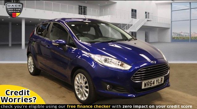 Used 2014 BLUE FORD FIESTA Hatchback 1.0 TITANIUM X 5d AUTO 100 BHP PETROL (reg. 2014-11-28) (Automatic) for sale in Stockport