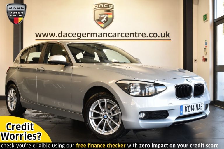 Used 2014 SILVER BMW 1 SERIES Hatchback 2.0 118D SE 5d AUTO 141 BHP DIESEL (reg. 2014-08-11) (Automatic) for sale in Stockport