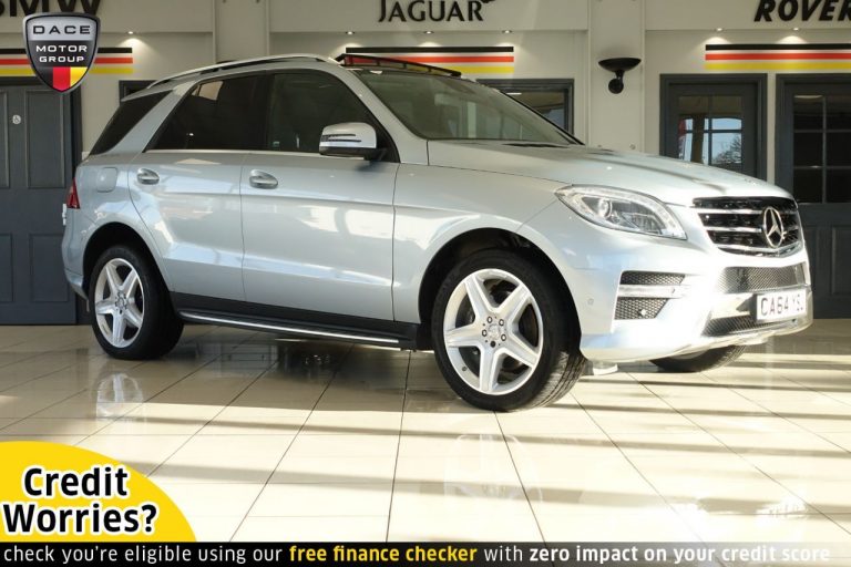 Used 2014 SILVER MERCEDES-BENZ M-CLASS Estate 2.1 ML250 BLUETEC AMG LINE PREMIUM 5d AUTO 204 BHP DIESEL (reg. 2014-10-14) (Automatic) for sale in Stockport
