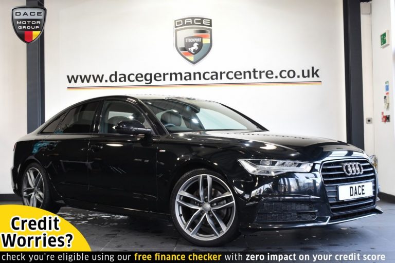 Used 2015 BLACK AUDI A6 Saloon 2.0 TDI ULTRA BLACK EDITION 4DR AUTO 188 BHP DIESEL (reg. 2015-10-29) (Automatic) for sale in Stockport