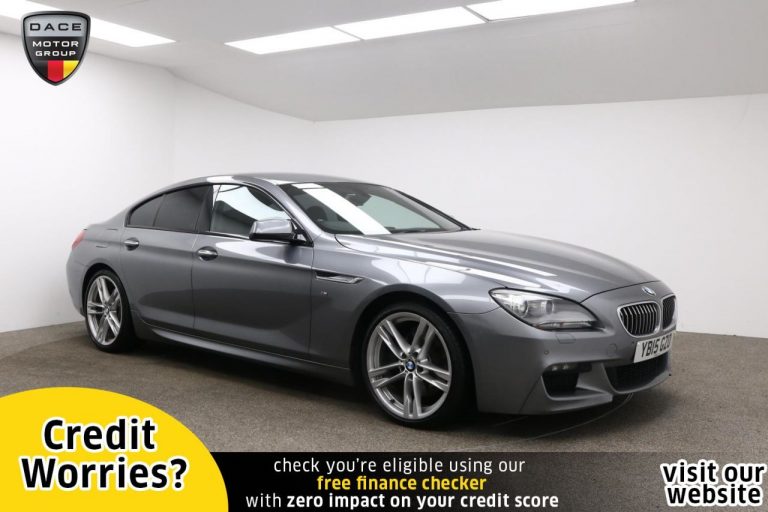 Used 2015 GREY BMW 6 SERIES GRAN COUPE Coupe 3.0 640D M SPORT GRAN COUPE 4d AUTO 309 BHP DIESEL (reg. 2015-06-30) (Automatic) for sale in Stockport