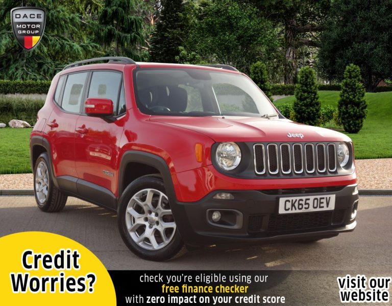 Used 2015 RED JEEP RENEGADE Estate 1.4 LONGITUDE 5d 138 BHP PETROL (reg. 2015-12-16) (Automatic) for sale in Stockport