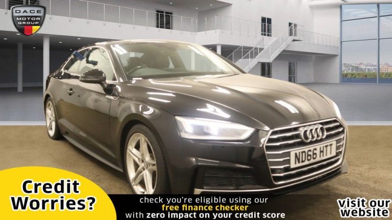 Used 2016 BLACK AUDI A5 Coupe 2.0 TDI QUATTRO S LINE 2d AUTO 188 BHP DIESEL (reg. 2016-11-30) (Automatic) for sale in Stockport