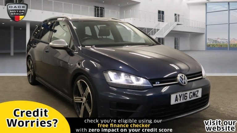 Used 2016 BLUE VOLKSWAGEN GOLF Estate 2.0 R TSI DSG 5d AUTO 296 BHP PETROL (reg. 2016-07-05) (Automatic) for sale in Stockport