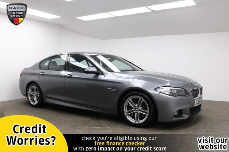 Used 2016 GREY BMW 5 SERIES Saloon 3.0 530D M SPORT 4d AUTO 255 BHP DIESEL (reg. 2016-11-30) (Automatic) for sale in Stockport
