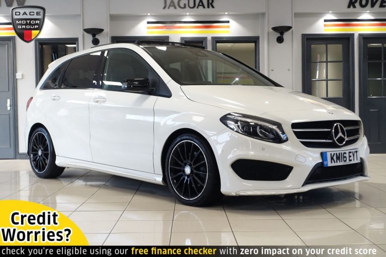 Used 2016 WHITE MERCEDES-BENZ B-CLASS MPV 2.1 B 200 D AMG LINE PREMIUM PLUS 5d AUTO 134 BHP DIESEL (reg. 2016-04-01) (Automatic) for sale in Stockport