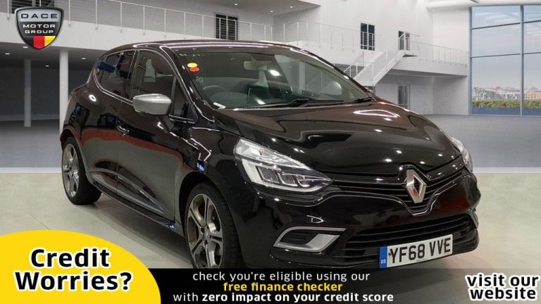 Used 2018 BLACK RENAULT CLIO Hatchback 1.5 GT LINE DCI 5d AUTO 89 BHP DIESEL (reg. 2018-12-21) (Automatic) for sale in Stockport