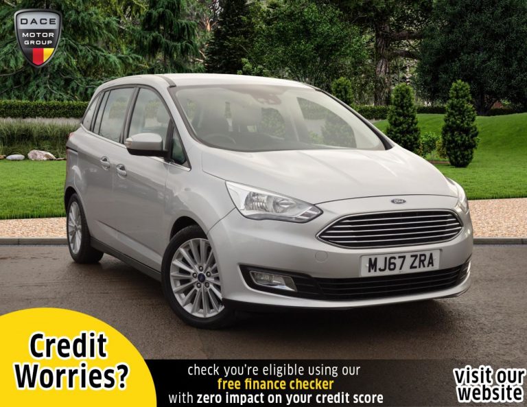 Used 2018 SILVER FORD GRAND C-MAX MPV 1.5 TITANIUM TDCI 5d AUTO 118 BHP DIESEL (reg. 2018-01-22) (Automatic) for sale in Stockport