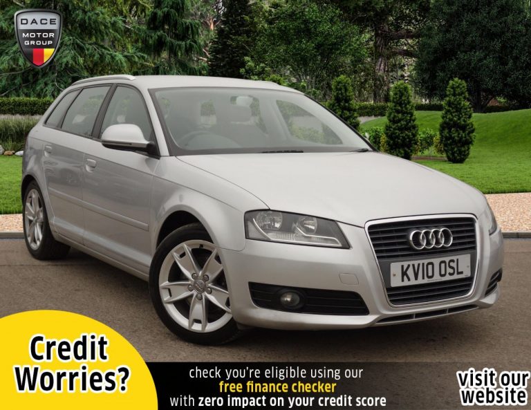 Used 2010 SILVER AUDI A3 Hatchback 2.0 TFSI SPORT 5d 197 BHP PETROL (reg. 2010-05-11) (Automatic) for sale in Stockport
