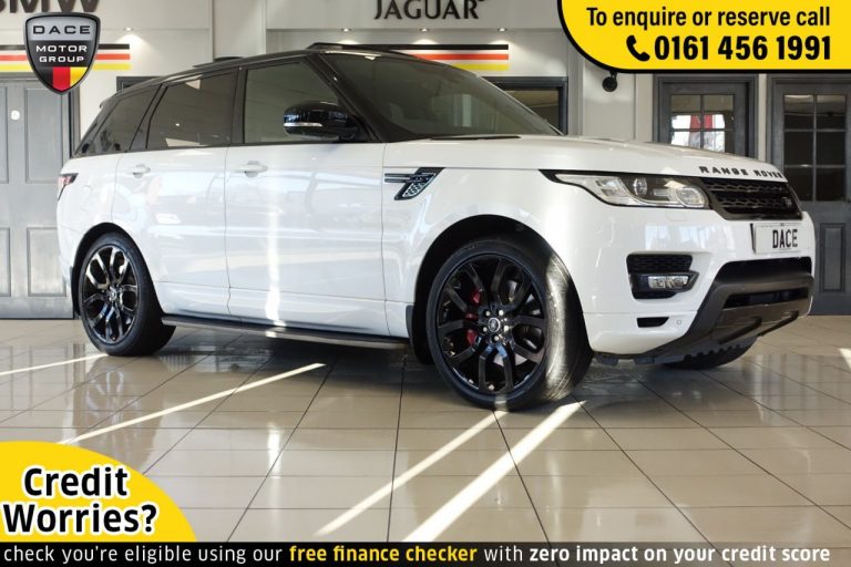 Used 2013 WHITE LAND ROVER RANGE ROVER SPORT Estate 3.0 SDV6 AUTOBIOGRAPHY DYNAMIC 5d AUTO 288 BHP DIESEL (reg. 2013-09-13) (Automatic) for sale in Stockport