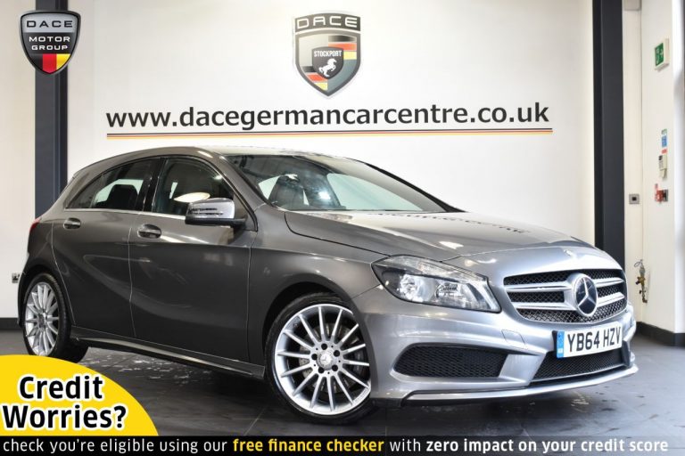 Used 2014 GREY MERCEDES-BENZ A-CLASS Hatchback 2.1 A220 CDI BLUEEFFICIENCY AMG SPORT 5DR 170 BHP DIESEL (reg. 2014-12-11) (Automatic) for sale in Stockport