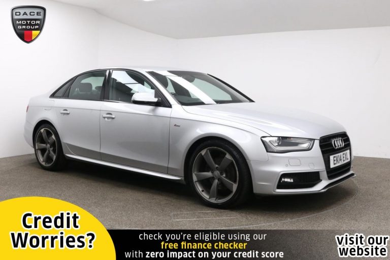 Used 2014 SILVER AUDI A4 Saloon 2.0 TDI BLACK EDITION START/STOP 4d AUTO 148 BHP DIESEL (reg. 2014-03-26) (Automatic) for sale in Stockport