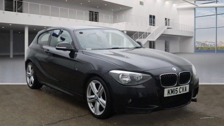 Used 2015 BLACK BMW 1 SERIES Hatchback 1.6 118I M SPORT 3DR AUTO 168 BHP PETROL (reg. 2015-03-30) (Automatic) for sale in Stockport