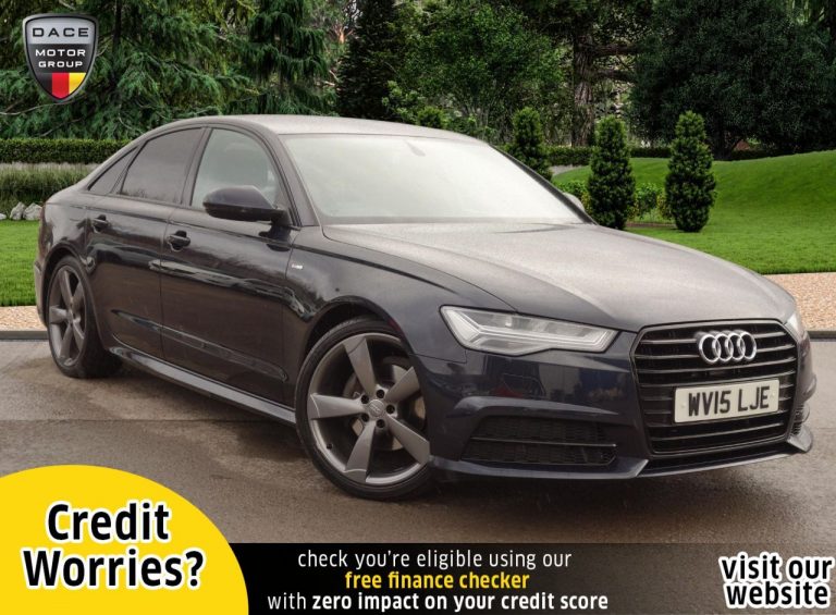 Used 2015 BLUE AUDI A6 Saloon 2.0 TDI ULTRA BLACK EDITION 4d 188 BHP DIESEL (reg. 2015-03-11) (Automatic) for sale in Stockport