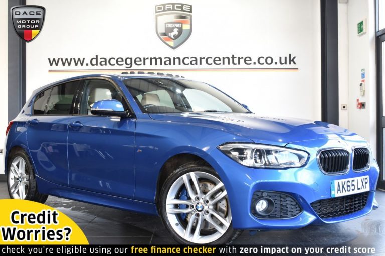 Used 2015 BLUE BMW 1 SERIES Hatchback 2.0 120D XDRIVE M SPORT 5DR AUTO 188 BHP DIESEL (reg. 2015-11-11) (Automatic) for sale in Stockport
