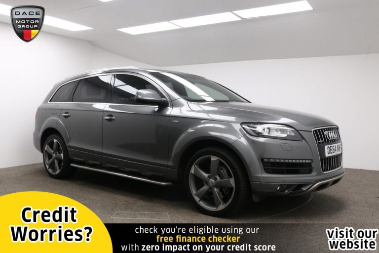 Used 2015 GREY AUDI Q7 Estate 3.0 TDI QUATTRO S LINE STYLE EDITION 5d AUTO 242 BHP DIESEL (reg. 2015-02-27) (Automatic) for sale in Stockport