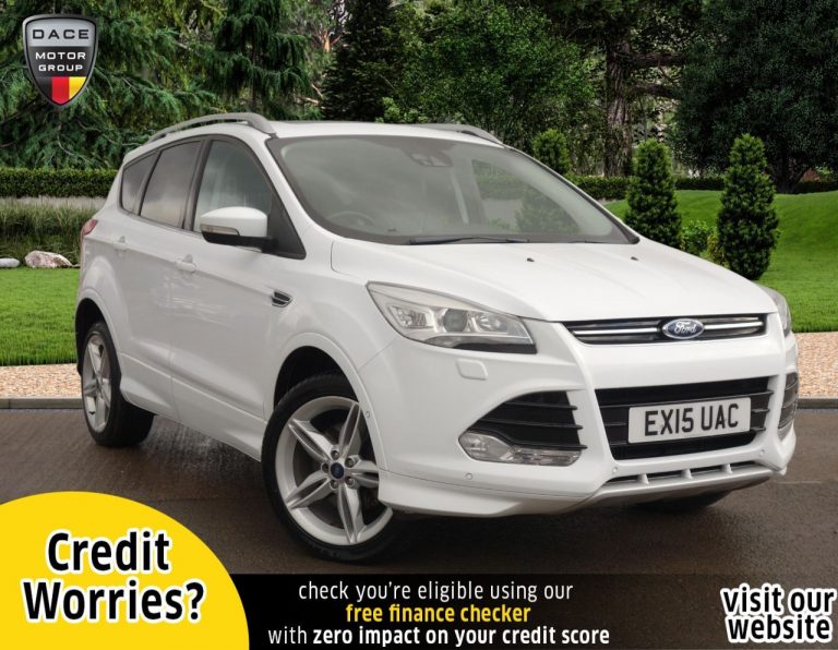 Used 2015 WHITE FORD KUGA Hatchback 2.0 TITANIUM X SPORT TDCI 5d AUTO 177 BHP DIESEL (reg. 2015-03-01) (Automatic) for sale in Stockport