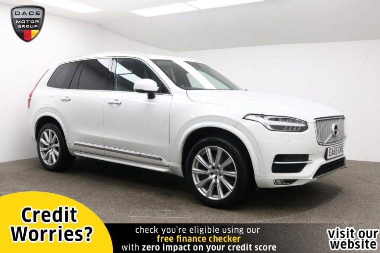 Used 2015 WHITE VOLVO XC90 Estate 2.0 D5 INSCRIPTION AWD 5d AUTO 222 BHP DIESEL (reg. 2015-10-23) (Automatic) for sale in Stockport