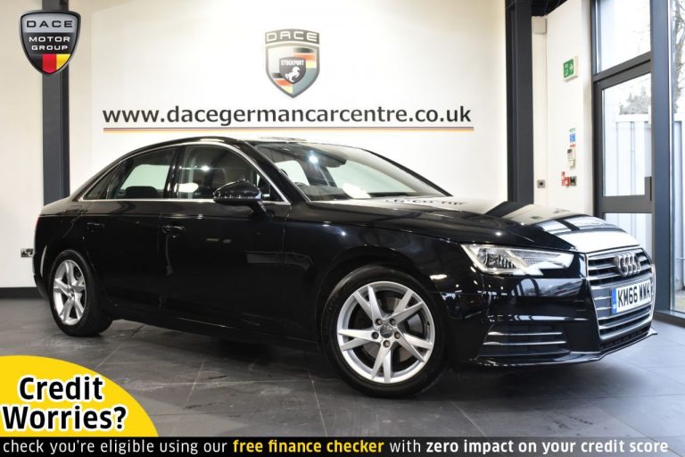 Used 2016 BLACK AUDI A4 Saloon 2.0 TDI ULTRA SPORT 4DR AUTO 148 BHP DIESEL (reg. 2016-12-02) (Automatic) for sale in Stockport