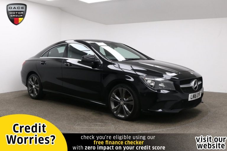 Used 2016 BLACK MERCEDES-BENZ CLA Coupe 2.1 CLA 220 D SPORT 4d AUTO 174 BHP DIESEL (reg. 2016-03-31) (Automatic) for sale in Stockport